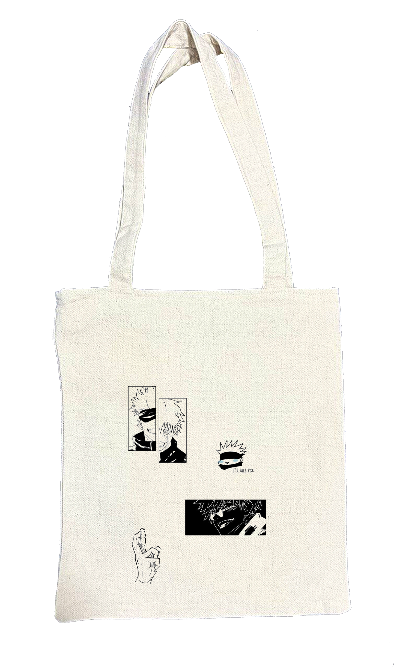 jujutsu kaisen GOJO tote bag biege 31