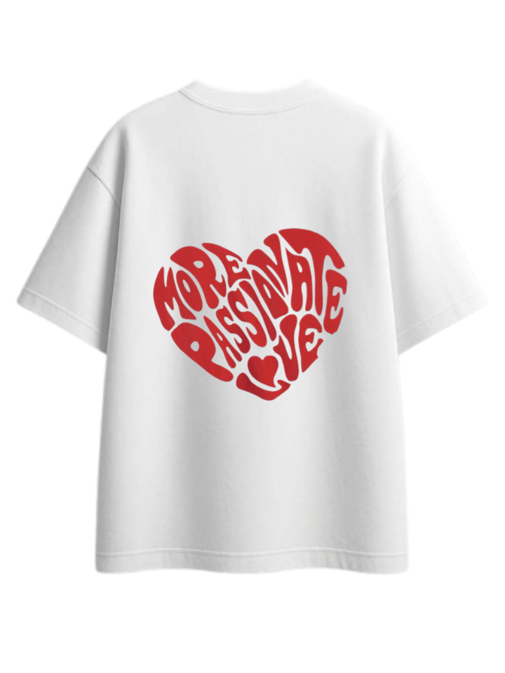 VaIentine coupIe t- shirt White Back 31