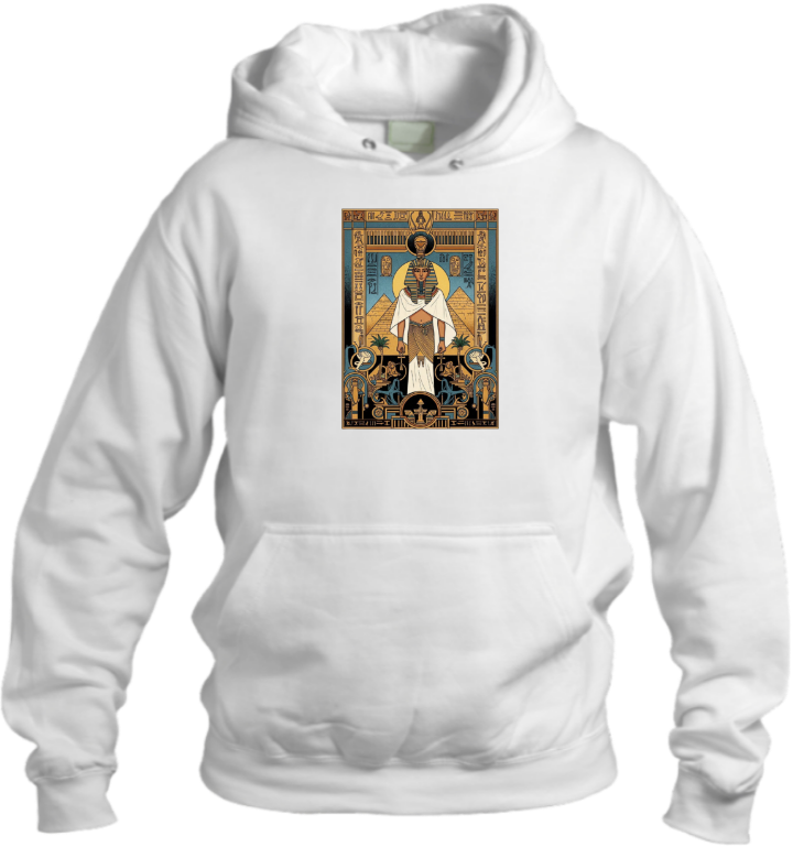 Egypt Over Size hoodie White 31