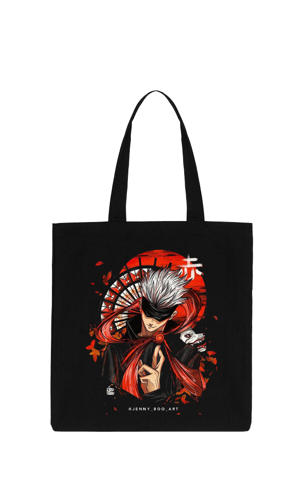 jujutsu kaisen GOJO tote bag Black 32