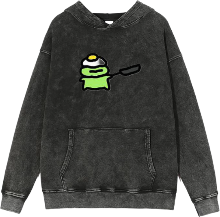 Frog Oversize Hoodie Washed 32