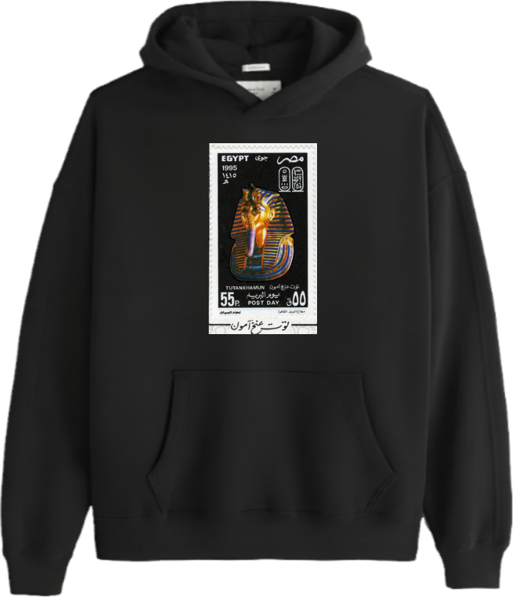 Egypt Over Size hoodie Black 32
