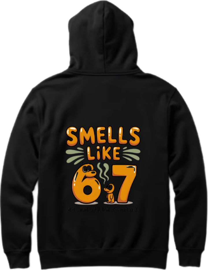designs 67 Oversize Hoodie Black Back 32