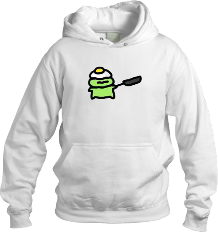 Frog Oversize Hoodie White 32