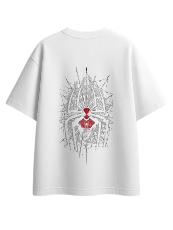 Spiderman t- shirt One Size White Back 32