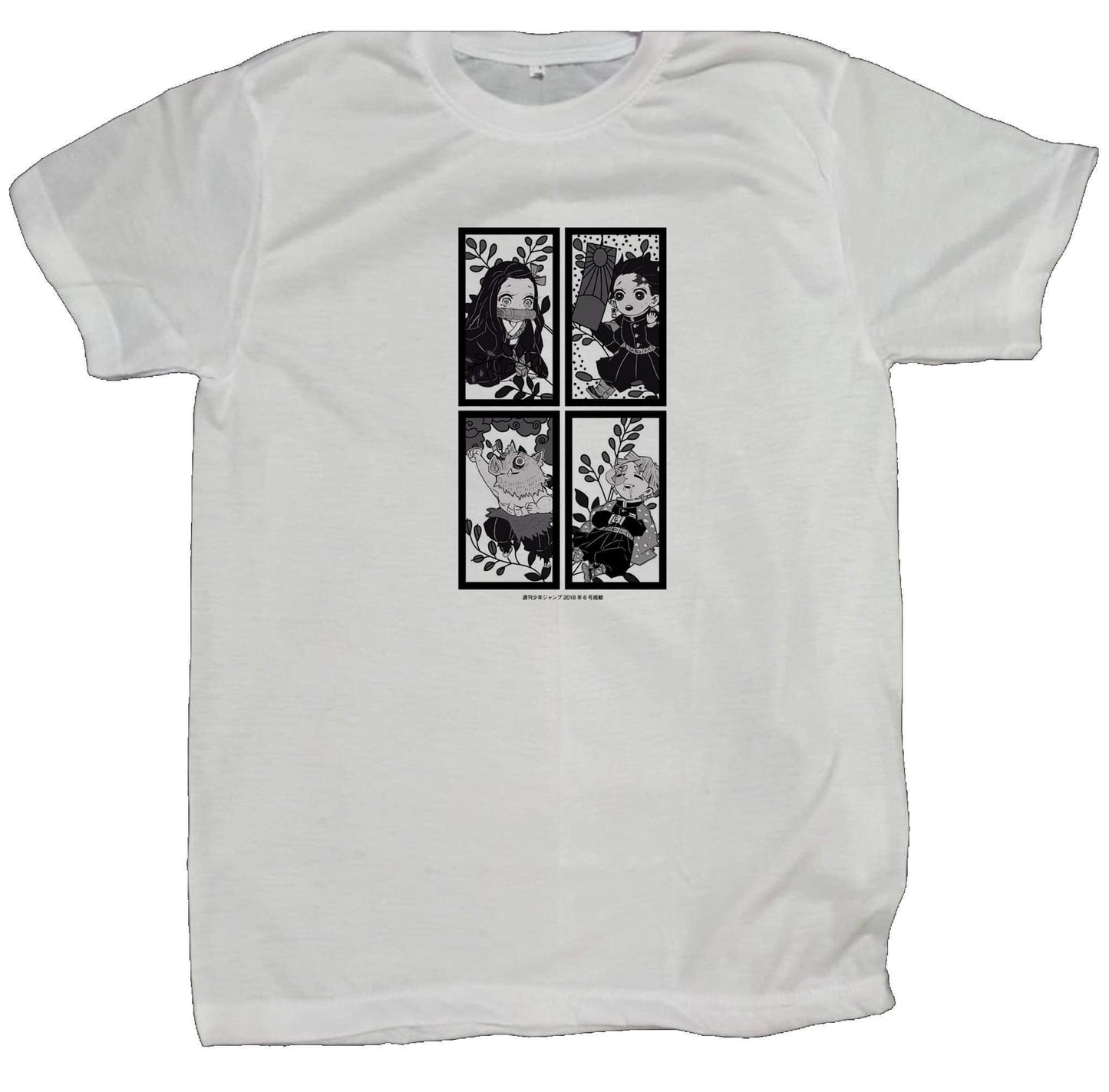 Anime Demon slayer nezuko tanjiro t- shirt fit White 32