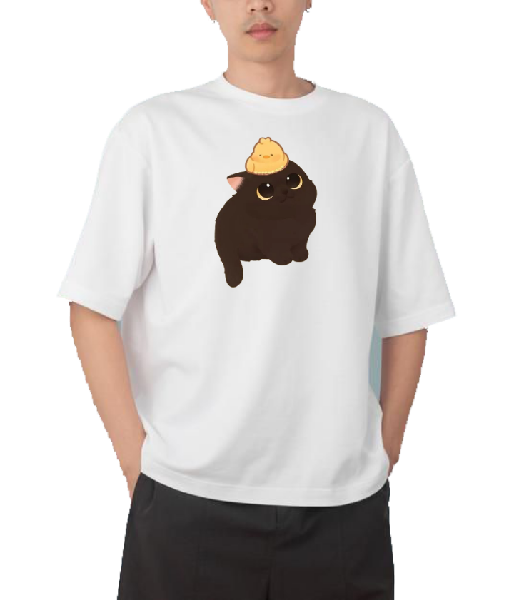 cat One Size t- shirt White 33