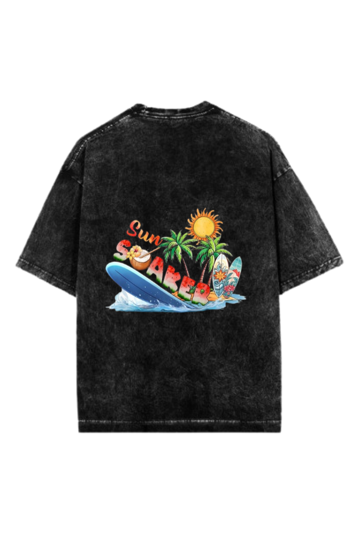 Summer Vibes One Size t- shirt Washed Back 34