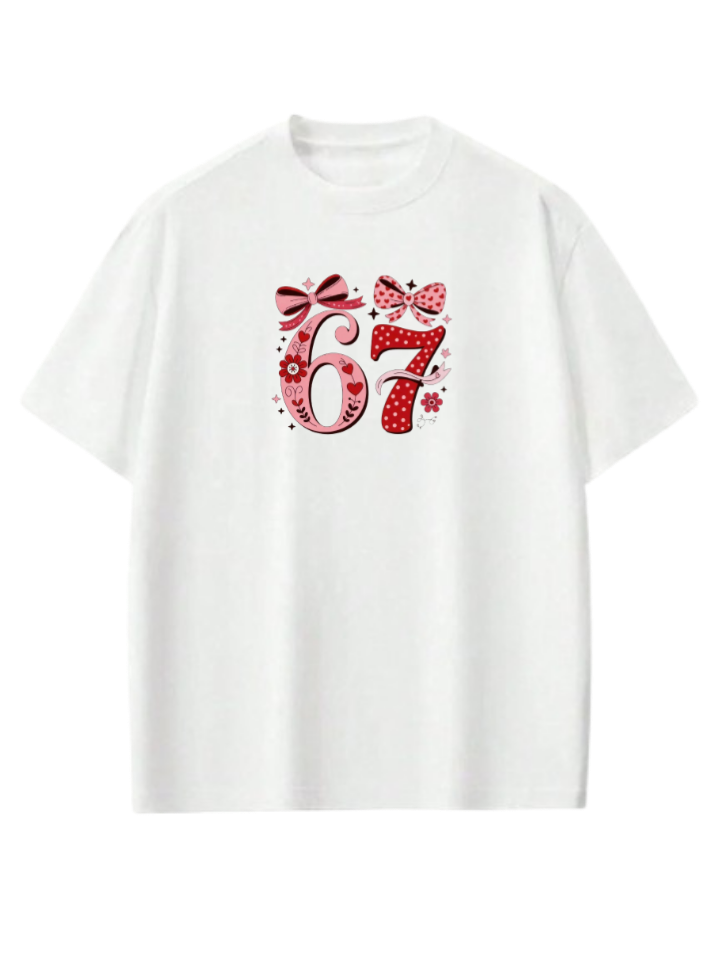 67 designs One Size t- shirt White 33