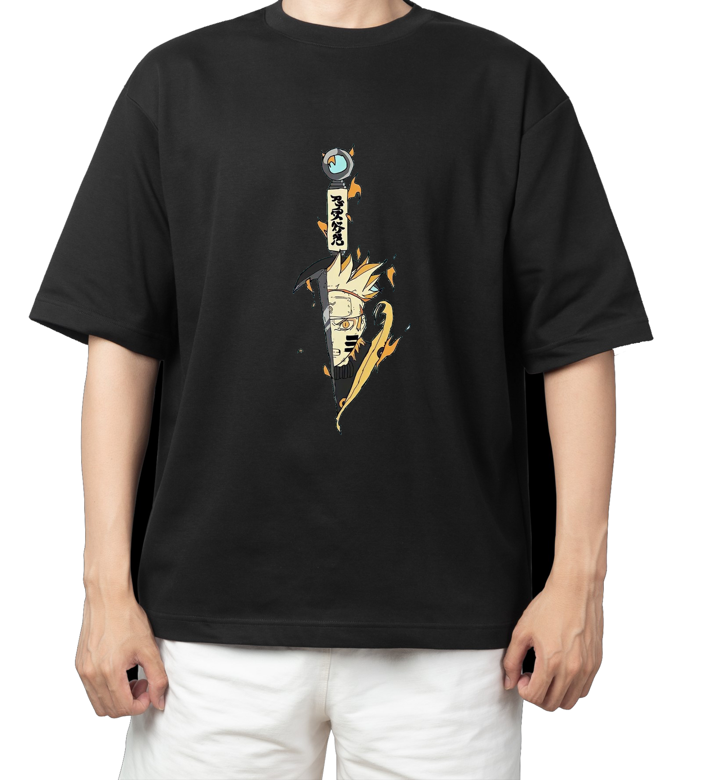 Naruto Shippuden t- shirt One Size Black 33
