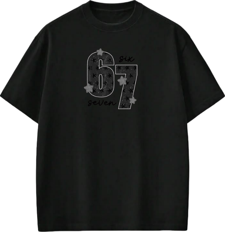 67 designs One Size t- shirt Black 33