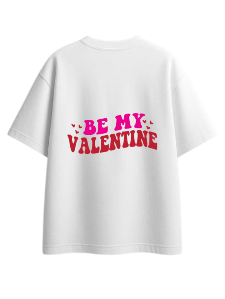 VaIentine coupIe t- shirt White Back 33