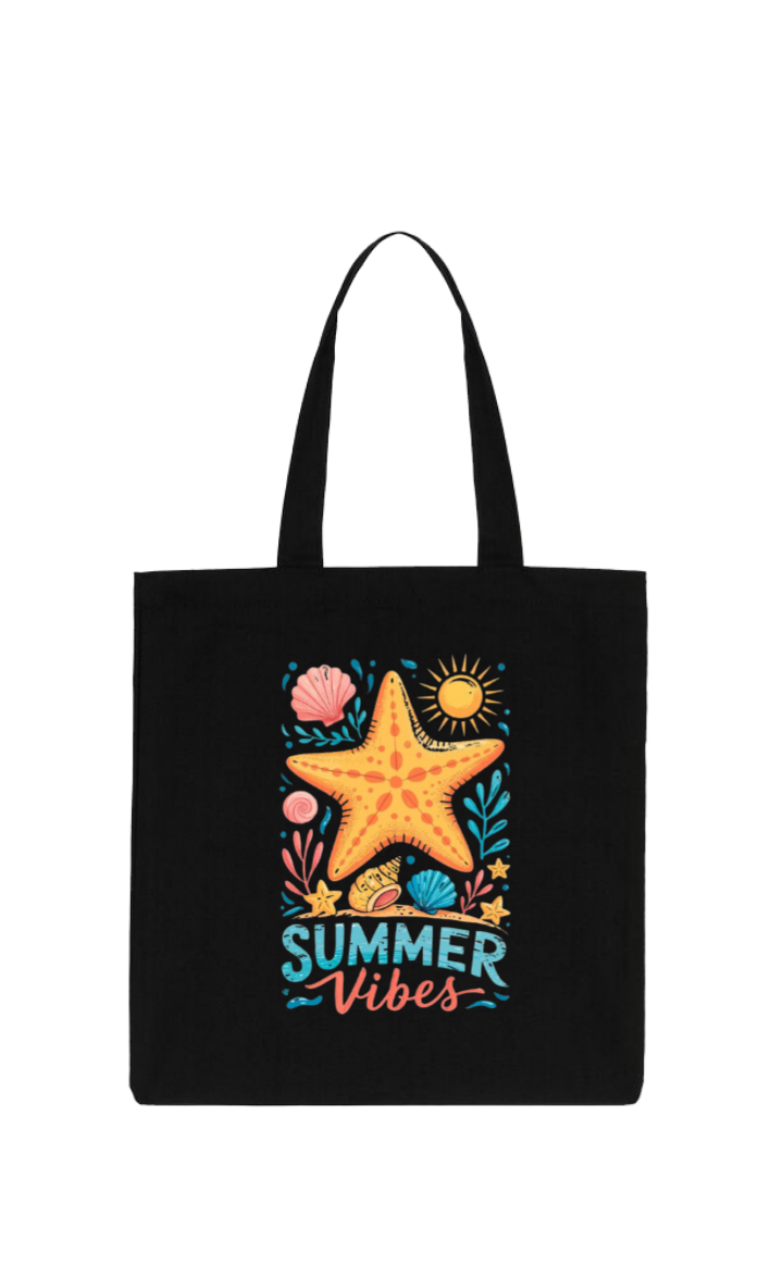 Summer Vibes tote bag Black 33