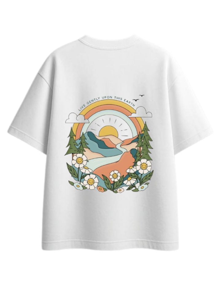 Summer Vibes t- shirt White Back 34