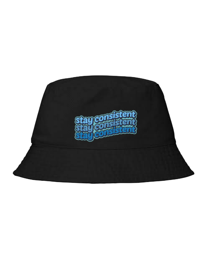 workout gym pilates Bucket hat Fishman hat cap Black 34