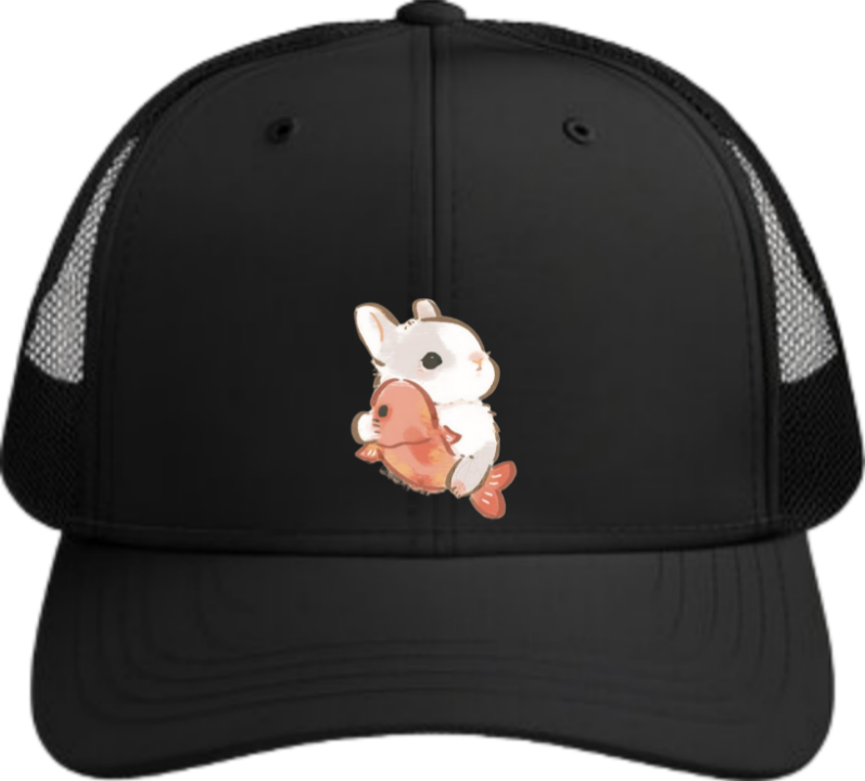 bunny Baseball cap Black 34