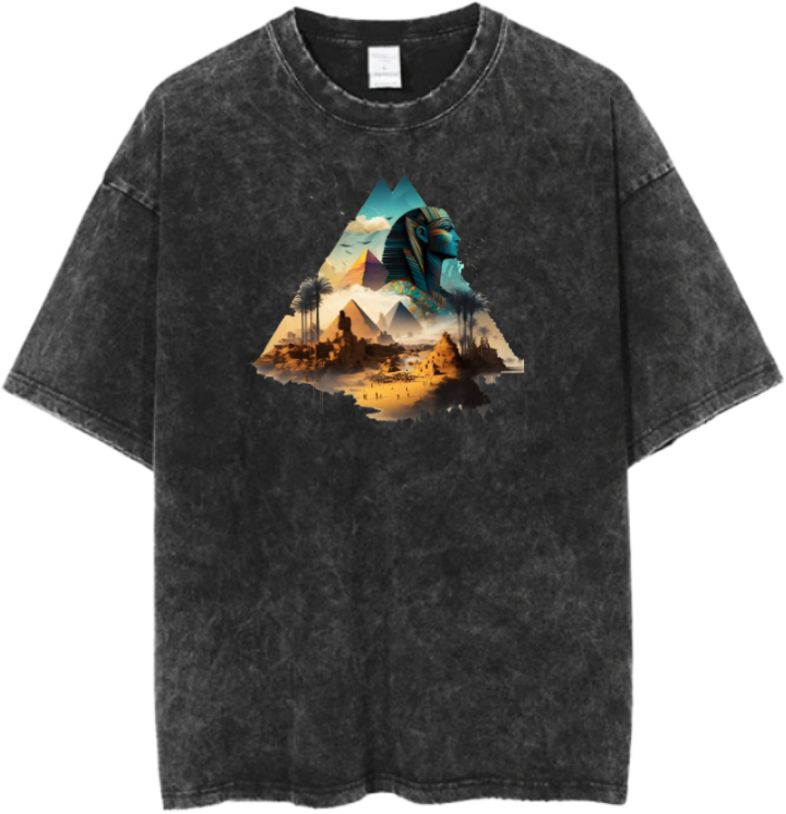 Egypt t- shirt Over Size Washed 34