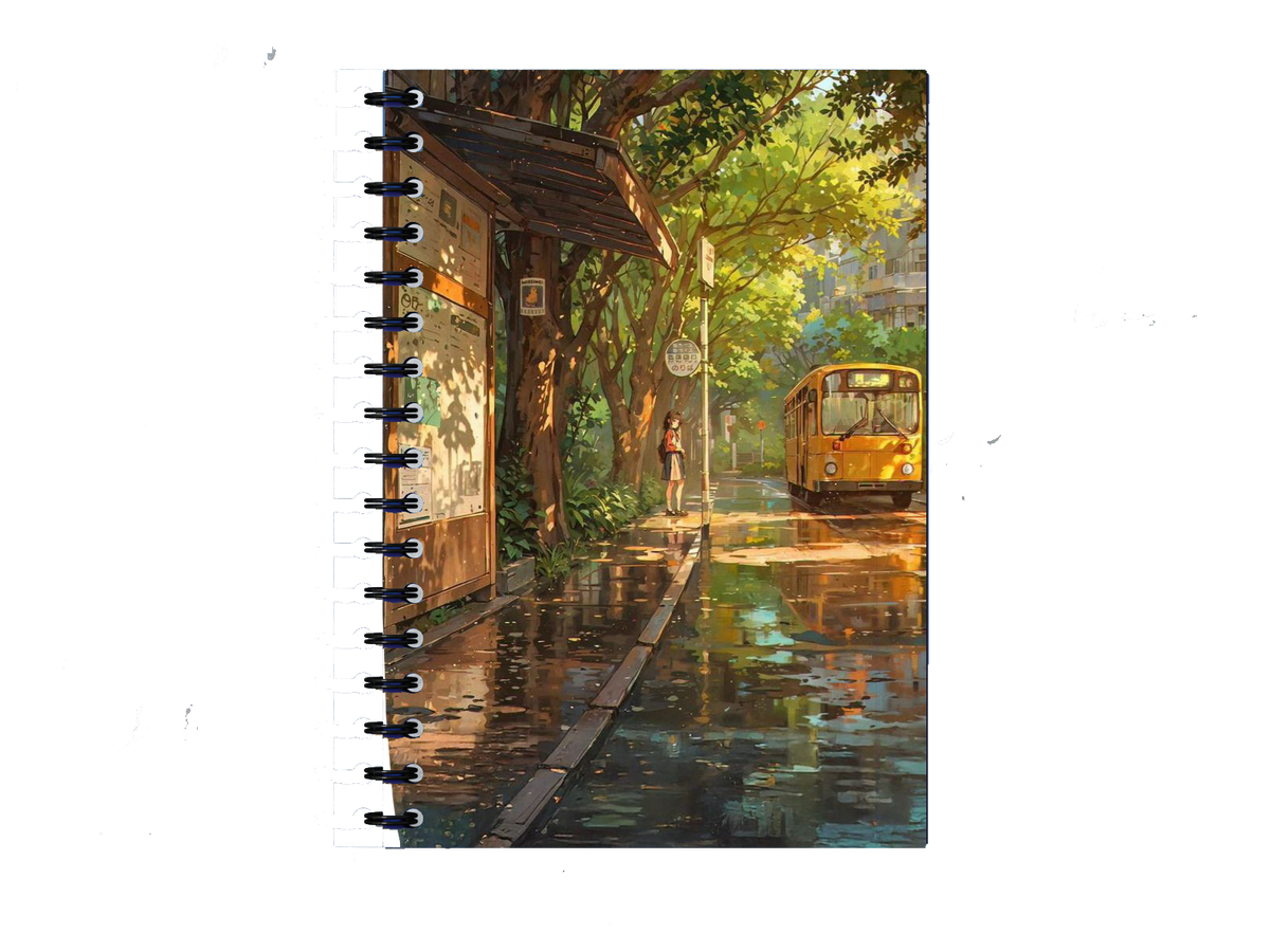 Anime Aesthetic Wallpaper Notebook A5
