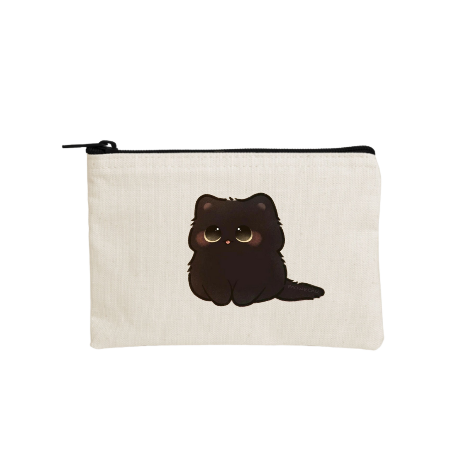 cat wallet pencil case Beige 34