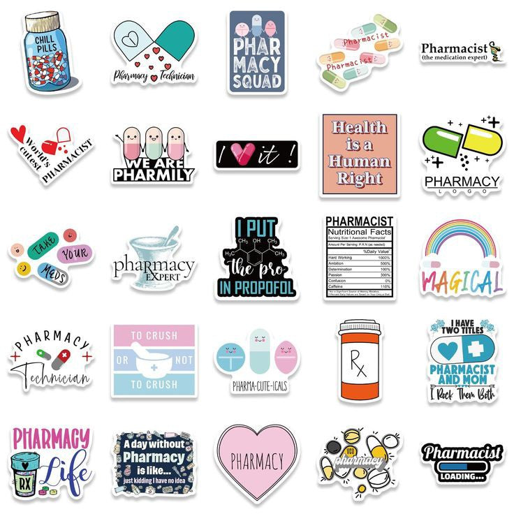 Pharmacy Technician Sticker 205