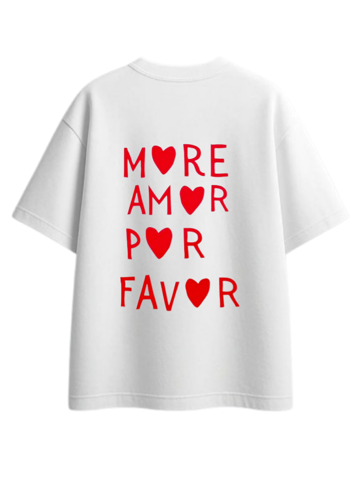 VaIentine coupIe t- shirt White Back 34