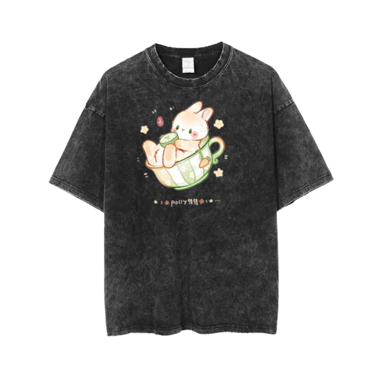 bunny One Size t- shirt Washed 34