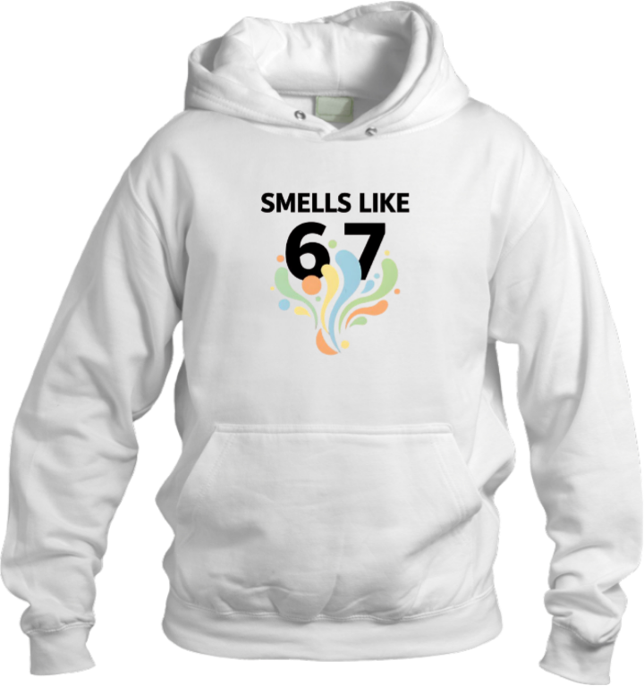 designs 67 Oversize Hoodie White 34