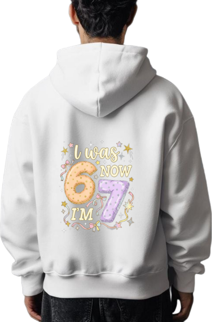 designs 67 Oversize Hoodie White Back 35