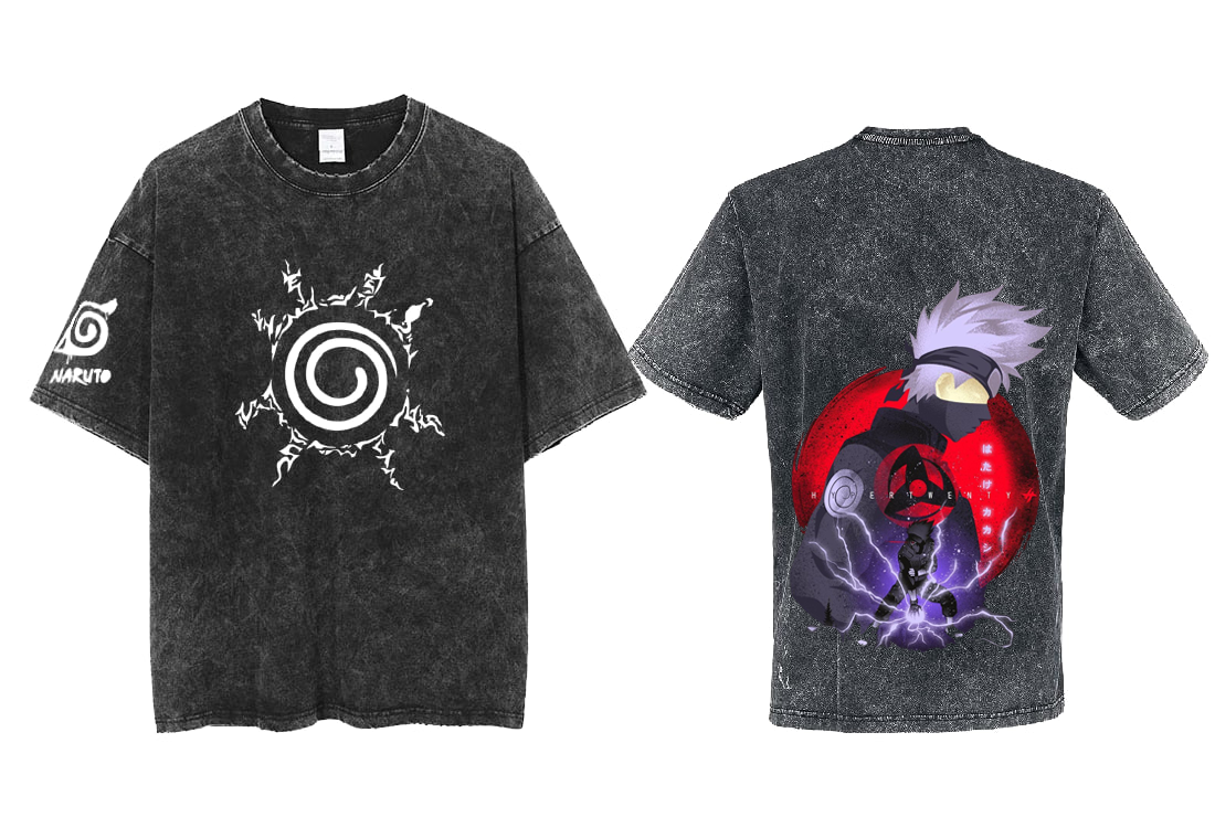 Naruto Shippuden t- shirt One Size Washed Back 35