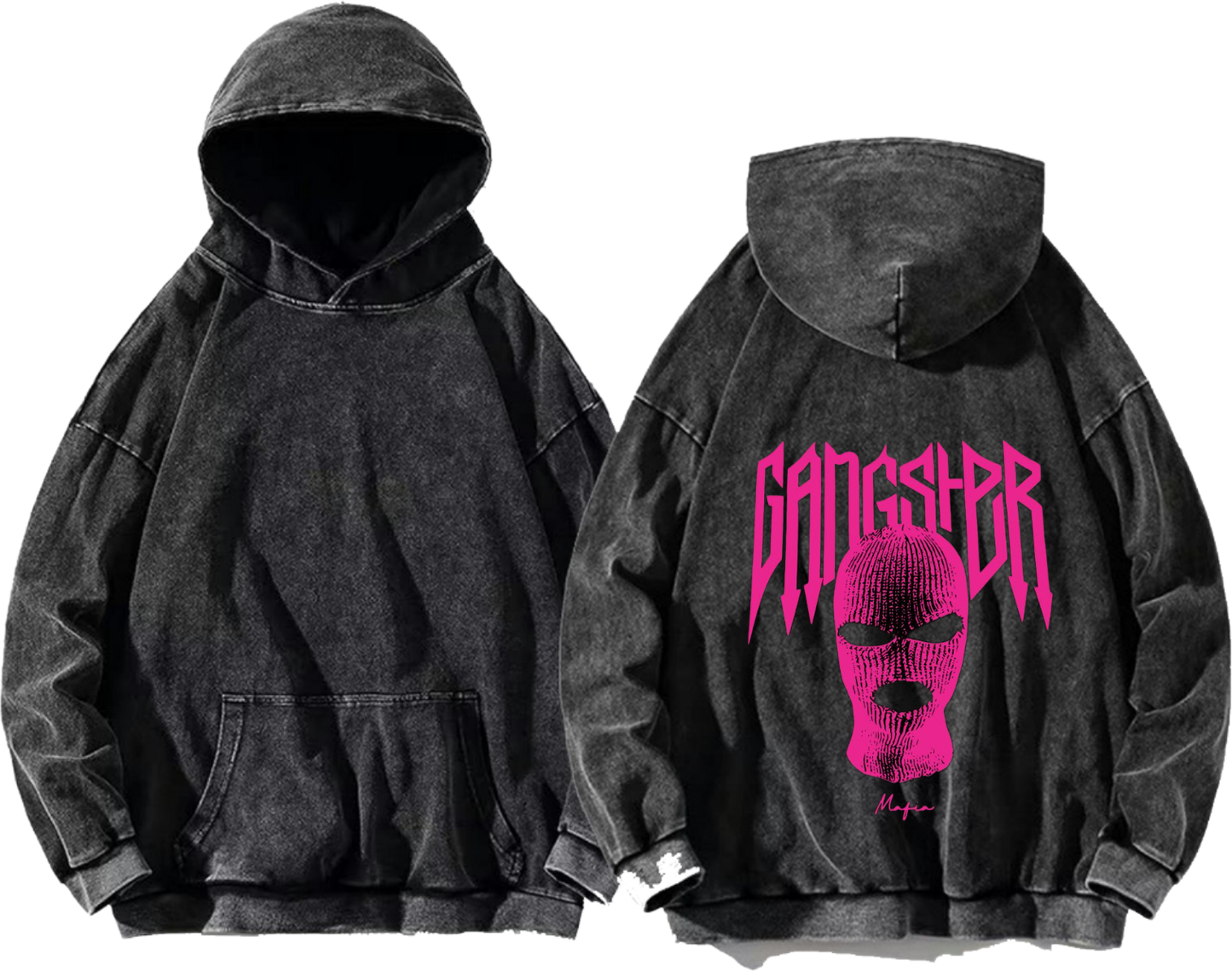 DEEPSENCE One Size hoodie Washed Back 35