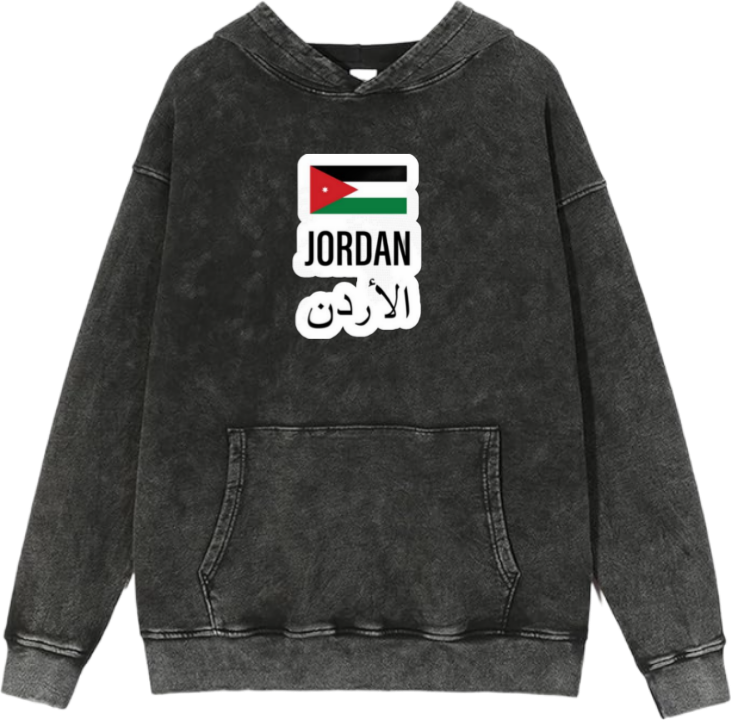 Jordan Oversize Hoodie Washed gray 35