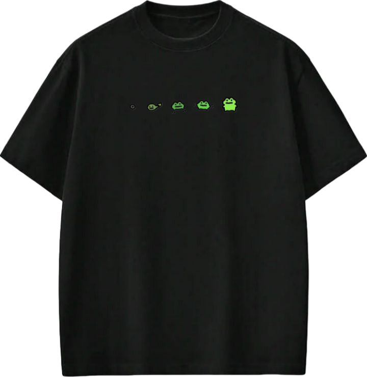 Frog One Size t- shirt Black 35