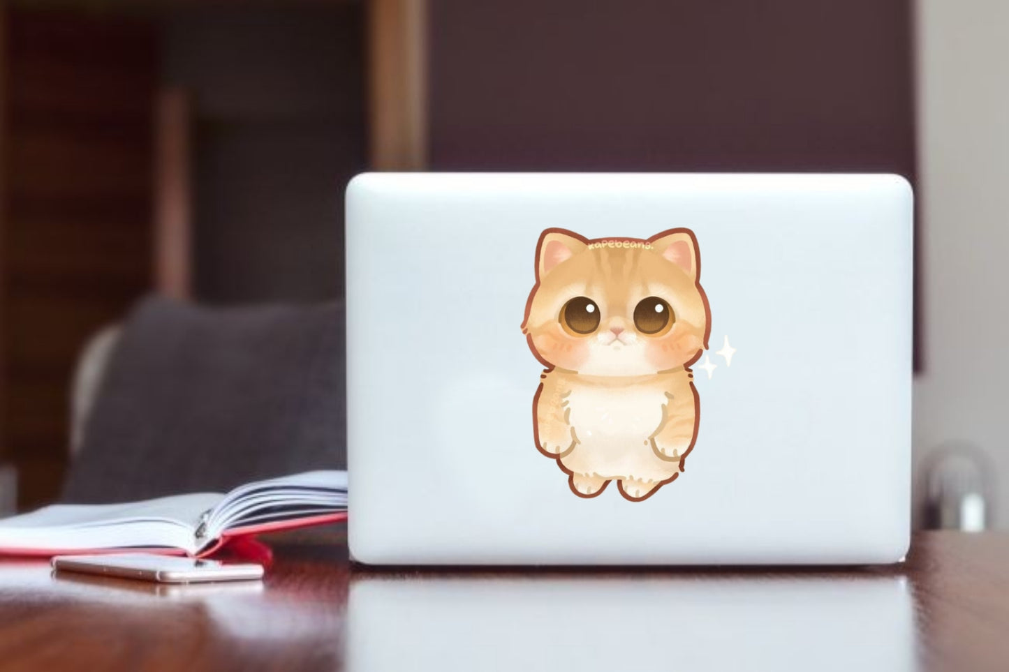 cat Laptop Sticker 35