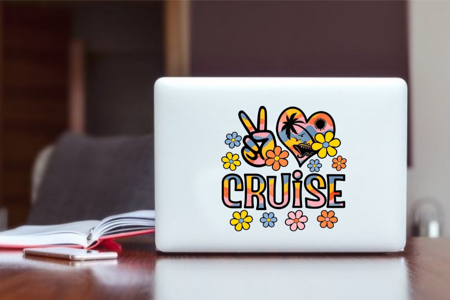 Summer Vibes Laptop Sticker 35