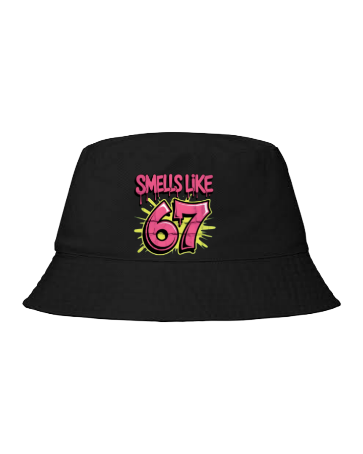 67 designs Bucket hat Fishman hat cap Black 35