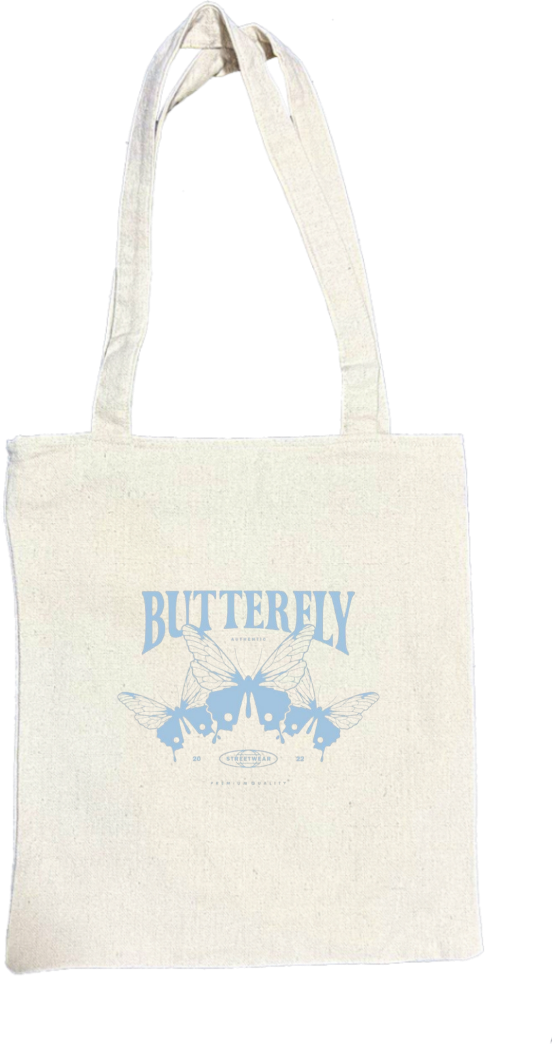 butterflies tote bag Beige 35