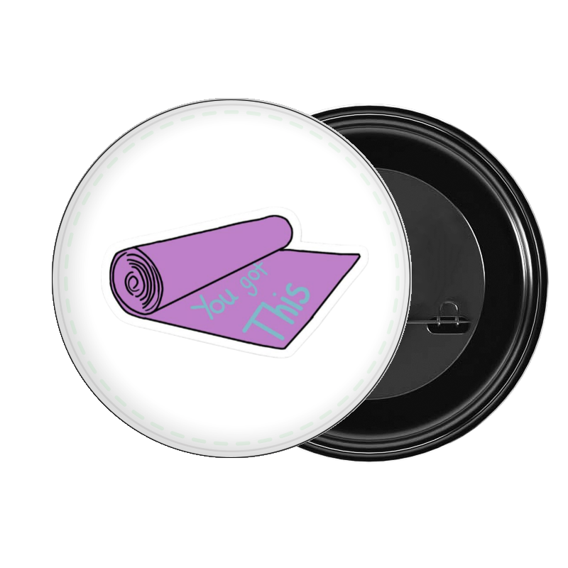 badge pin for bag workout gym pilates 34