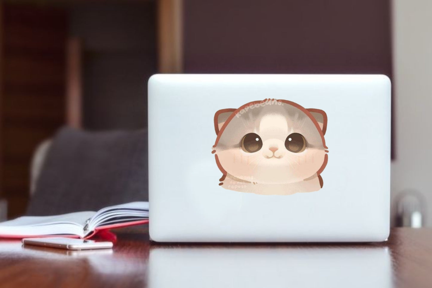 cat Laptop Sticker 36