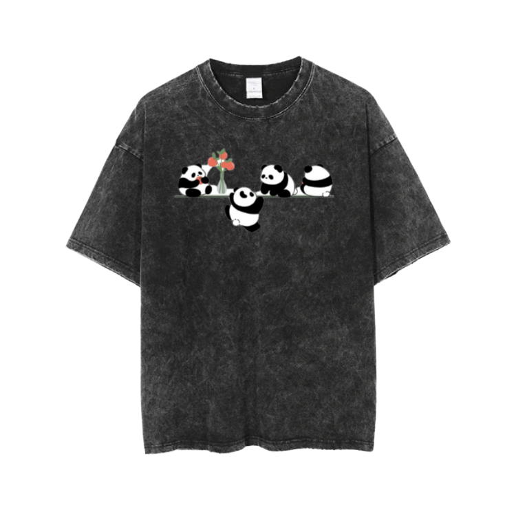 PANDA One Size t- shirt Washed 36