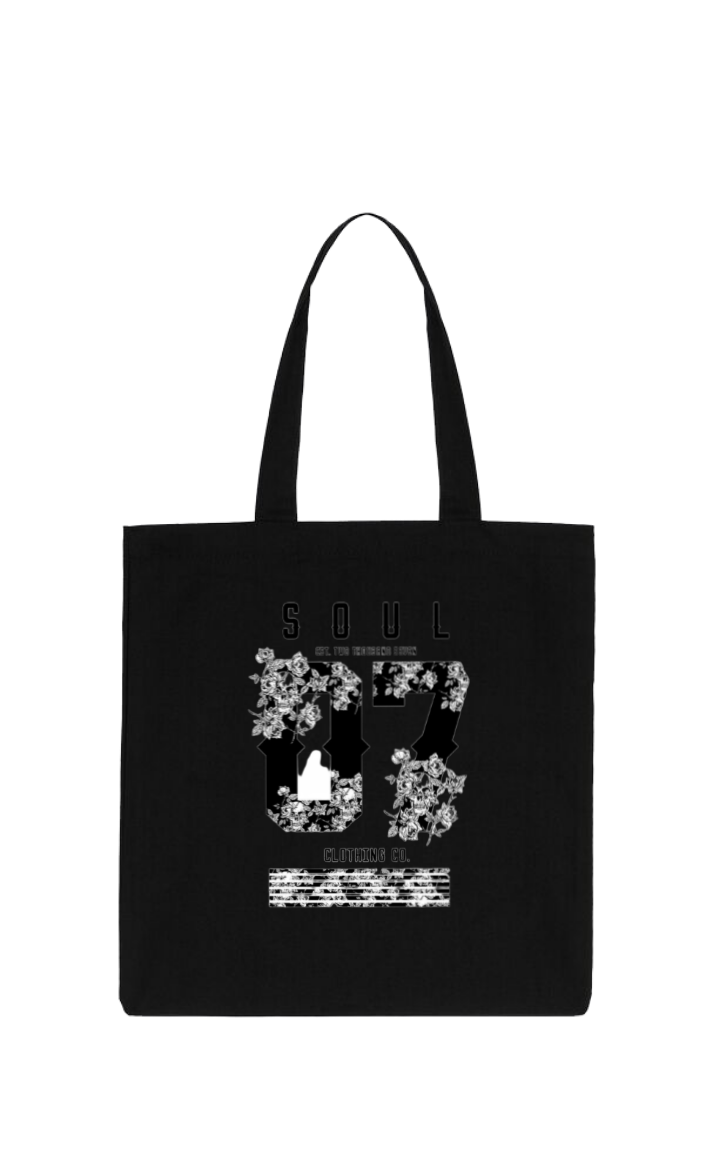 SOUL Tote bag Black 222