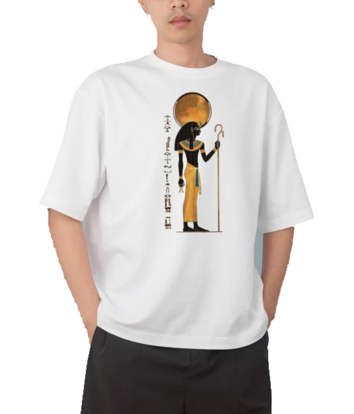 Egypt t- shirt Over Size White 36