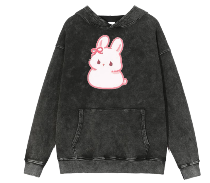 bunny Oversize Hoodie Washed 36