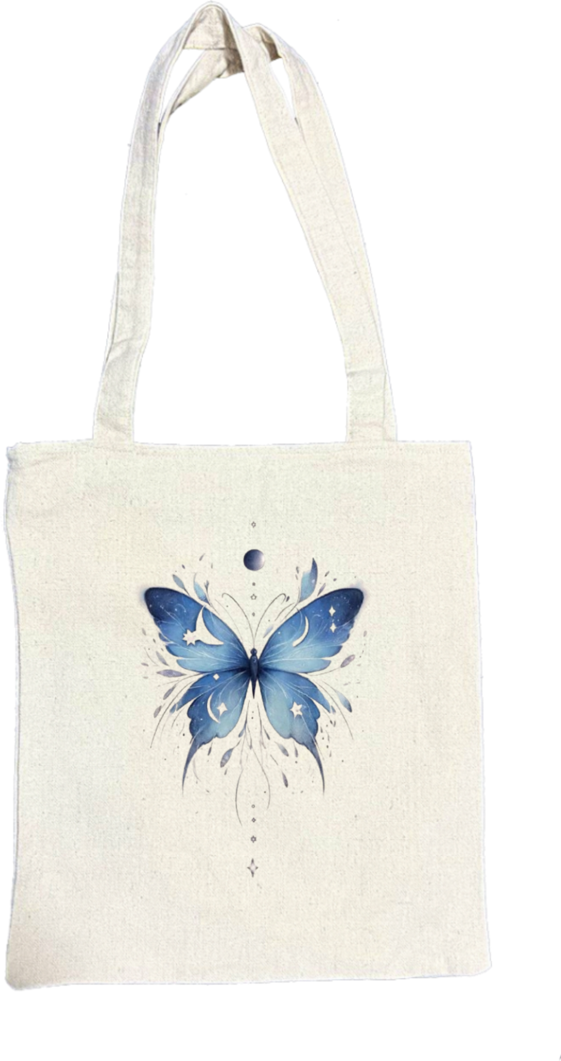 butterflies tote bag Beige 36