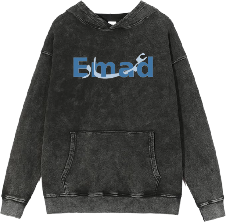 names One Size hoodie Washed Emad 36
