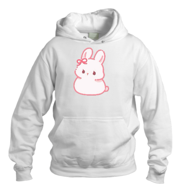 bunny Oversize Hoodie White 36