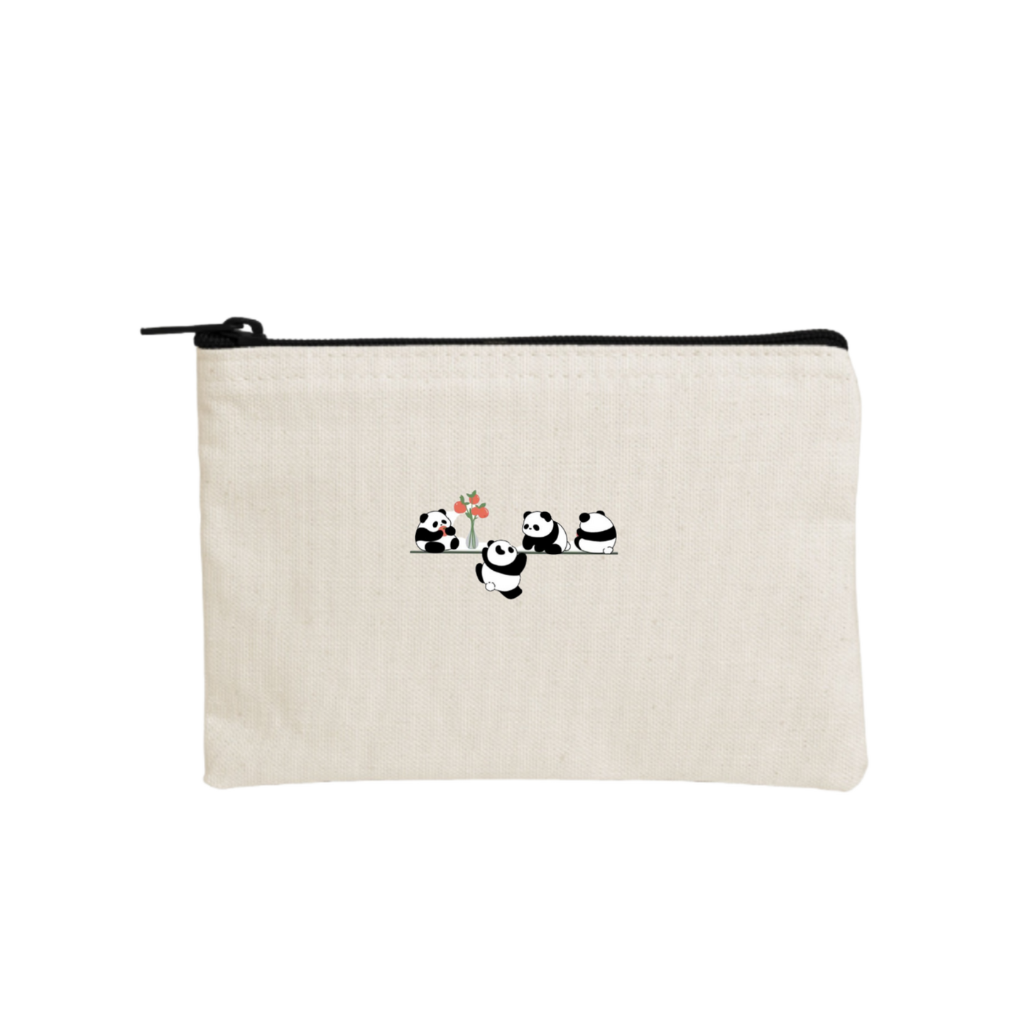 PANDA wallet pencil case Beige 36