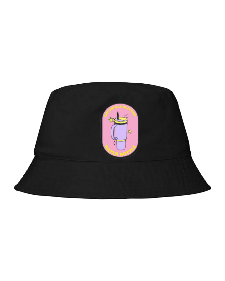 workout gym pilates Bucket hat Fishman hat cap Black 36