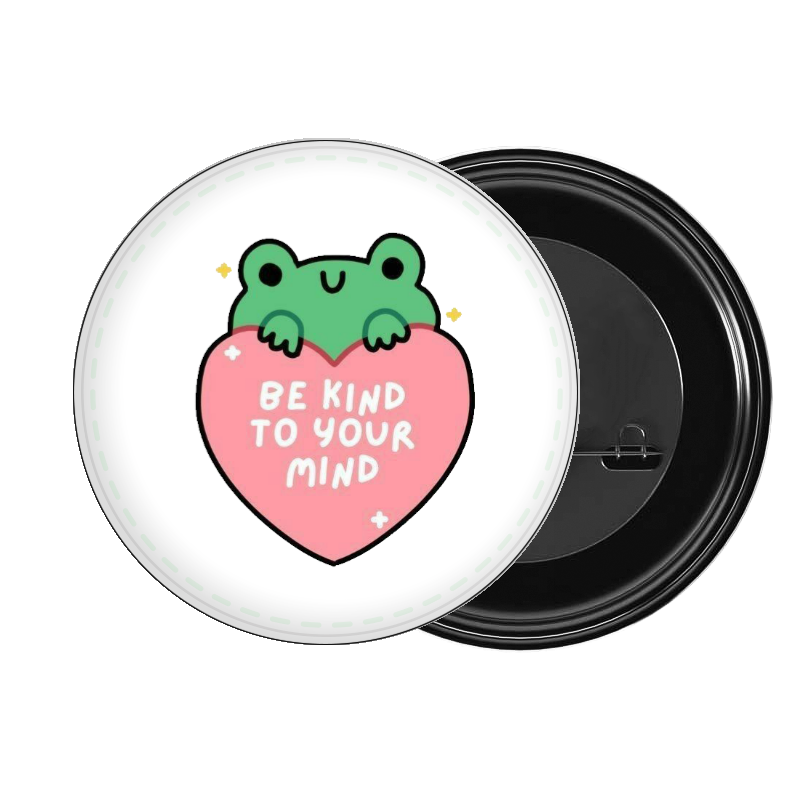 brooch BE KIND TO YOUR MIND 36