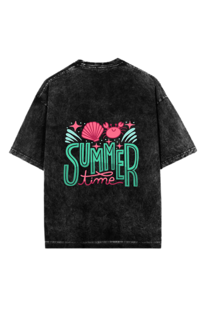 Summer Vibes One Size t- shirt Washed Back 37