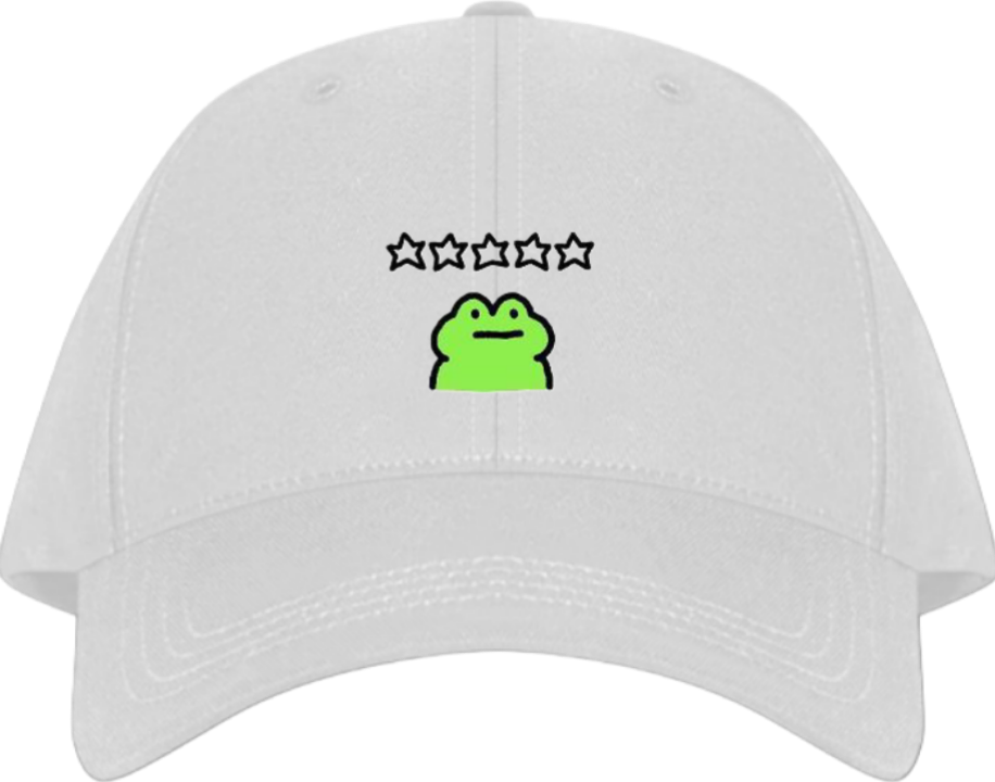 Frog Baseball cap White 37